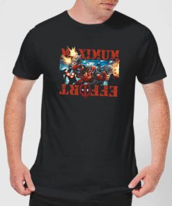 T-Shirt Homme Deadpool (Marvel) Maximum Effort - Noir - XXL - Noir chez Zavvi FR image 5056281114719