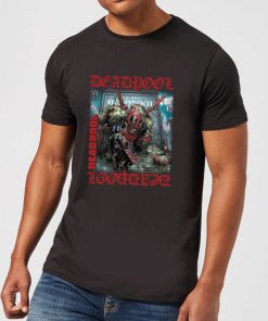 T-Shirt Homme Deadpool (Marvel) Here Lies Deadpool - Noir - XXL - Noir chez Zavvi FR image 5056281115167