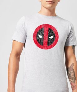 T-Shirt Homme Deadpool (Marvel) Logo Craqué - Gris - XXL - Gris chez Zavvi FR image 5056281115358