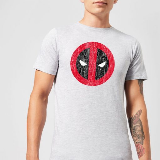 T-Shirt Homme Deadpool (Marvel) Logo Craqué - Gris - XXL - Gris chez Zavvi FR image 5056281115358