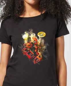 T-Shirt Femme Deadpool (Marvel) Outta The Way Nerd - Noir - XS - Noir chez Zavvi FR image 5059478532624