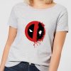 T-Shirt Femme Deadpool (Marvel) Split Splat Logo - Gris - XS - Gris chez Zavvi FR image 5059478532747