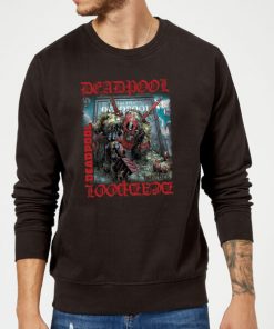 Sweat Homme Deadpool (Marvel) Here Lies Deadpool - Noir - XXL - Noir chez Zavvi FR image 5056281117239