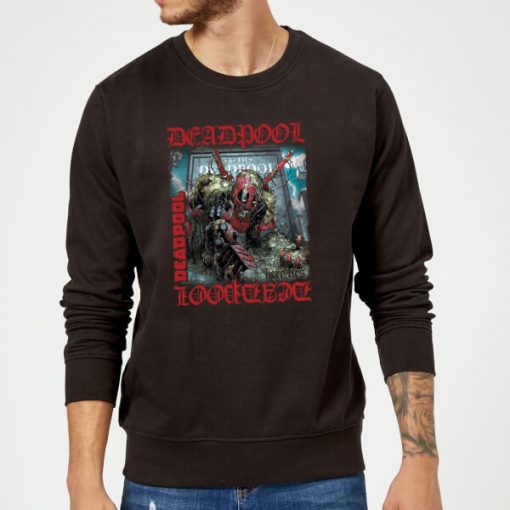 Sweat Homme Deadpool (Marvel) Here Lies Deadpool - Noir - XXL - Noir chez Zavvi FR image 5056281117239