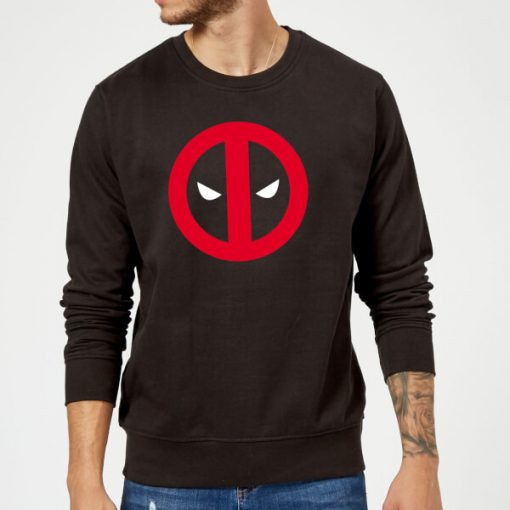 Sweat Homme Deadpool (Marvel) Logo Propre - Noir - XXL - Noir chez Zavvi FR image 5056281117680