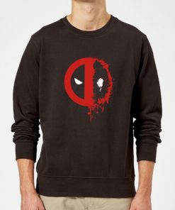 Sweat Homme Deadpool (Marvel) Split Splat Logo - Noir - XXL - Noir chez Zavvi FR image 5056281117888