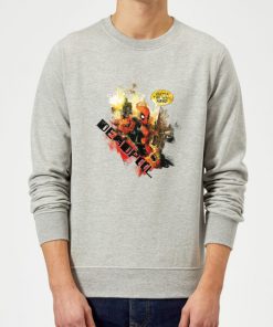 Sweat Homme Deadpool (Marvel) Outta The Way Nerd - Gris - XXL - Gris chez Zavvi FR image 5056281118038