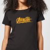 T-Shirt Femme Avengers Infinity War ( Marvel) Logo Orange - Noir - XS - Noir chez Zavvi FR image 5059478534741