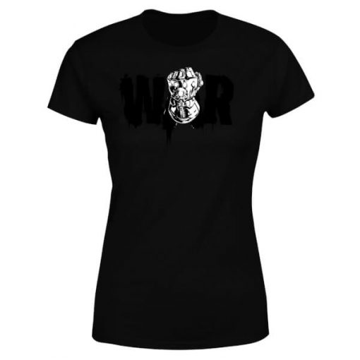 T-Shirt Femme Avengers Infinity War ( Marvel) War Fist - Noir - XS - Noir chez Zavvi FR image 5059478534987