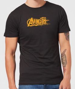 T-Shirt Homme Avengers Infinity War ( Marvel) Logo Orange - Noir - XXL - Noir chez Zavvi FR image 5056281122257