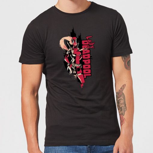 T-Shirt Homme Deadpool Lady Deadpool Marvel - Noir - XXL - Noir chez Zavvi FR image 5056281124114