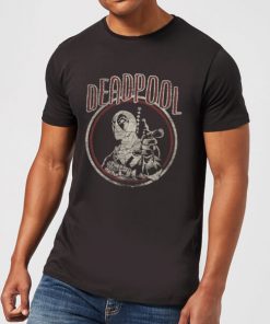 T-Shirt Homme Deadpool Effet Vintage Marvel - Noir - XXL - Noir chez Zavvi FR image 5056281124169