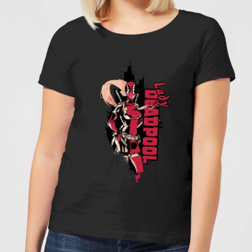 T-Shirt Femme Deadpool Lady Deadpool Marvel - Noir - XS - Noir chez Zavvi FR image 5059478559546