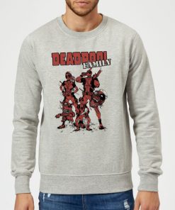 Sweat Homme Deadpool Photo de Famille Marvel - Gris - XXL - Gris chez Zavvi FR image 5056281124466