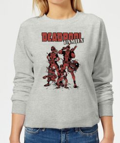 Sweat Femme Deadpool Photo de Famille Marvel - Gris - XS - Gris chez Zavvi FR image 5059478559782