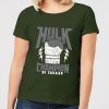 T-Shirt Femme Marvel - Thor Ragnarok - Hulk Champion - Vert Foncé - XXL - Forest Green chez Zavvi FR image 5056281130061