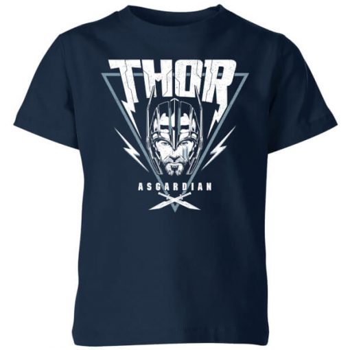 T-Shirt Enfant Marvel - Thor Ragnarok - Triangle Asgardien - Bleu Marine - 11-12 ans - Navy chez Zavvi FR image 5056281130566