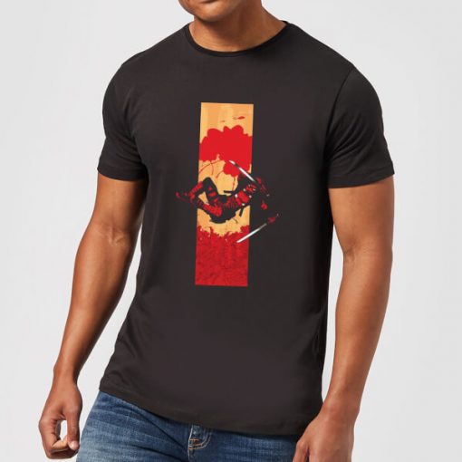 T-Shirt Homme Deadpool Bande Ensanglantée Marvel - Noir - XXL - Noir chez Zavvi FR image 5056281132010