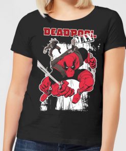 T-Shirt Femme Deadpool Max Marvel - Noir - XS - Noir chez Zavvi FR image 5059478561822