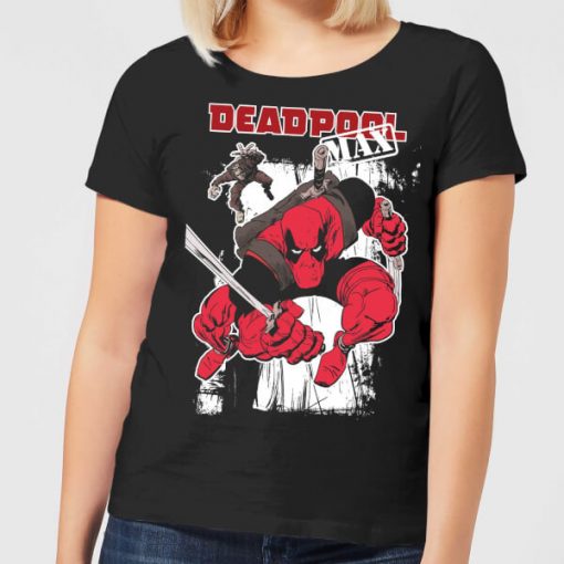 T-Shirt Femme Deadpool Max Marvel - Noir - XS - Noir chez Zavvi FR image 5059478561822