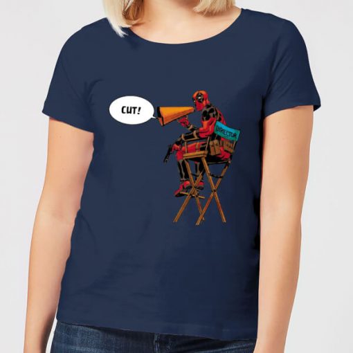 T-Shirt Femme Deadpool Fait son Réalisateur Marvel - Bleu Marine - XL - Navy chez Zavvi FR image 5056281133307