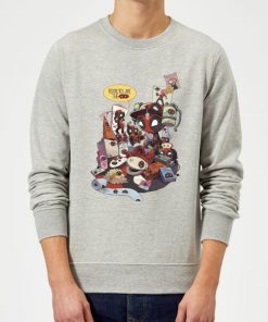 Sweat Homme Deadpool Veut des Royalties Marvel - Gris - XXL - Gris chez Zavvi FR image 5056281133468