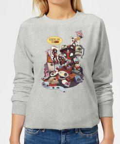 Sweat Femme Deadpool Veut des Royalties Marvel - Gris - XS - Gris chez Zavvi FR image 5059478562546