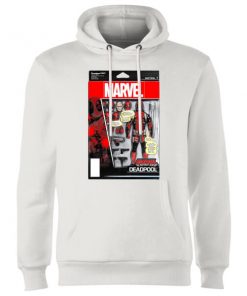 Sweat à Capuche Homme Figurine Deadpool Marvel - Blanc - M - Blanc chez Zavvi FR image 5056281135882