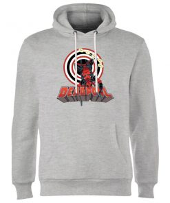 Sweat à Capuche Homme Deadpool à L'envers Marvel - Gris - M - Gris chez Zavvi FR image 5056281136032