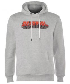 Sweat à Capuche Homme Logo Deadpool Marvel - Gris - M - Gris chez Zavvi FR image 5056281136186