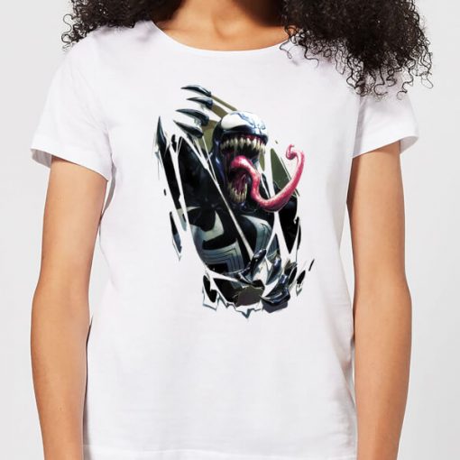 T-Shirt Femme Venom Explose - Blanc - XS - Blanc chez Zavvi FR image 5059478572941