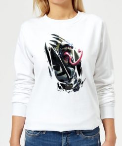 Sweat Femme Venom Explose - Blanc - XS - Blanc chez Zavvi FR image 5059478573306