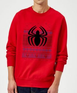 Pull de Noël Homme Marvel Avengers Spider-Man-Man - Rouge - XXL - Rouge chez Zavvi FR image 5059478412612