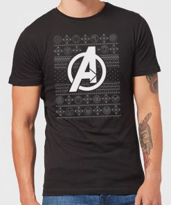 Pull de Noël Homme Marvel Logo Avengers - Noir - XXL - Noir chez Zavvi FR image 5059478414456