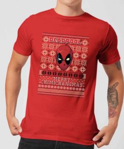 Pull de Noël Homme Marvel Deadpool - Rouge - L - Rouge chez Zavvi FR image 5059478414616