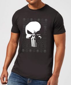 Pull de Noël Homme Marvel Punisher - Noir - XL - Noir chez Zavvi FR image 5059478414852