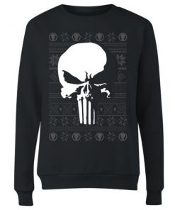 Pull de Noël Femme Marvel Punisher - Noir - 5XL - Noir chez Zavvi FR image 5059478416177