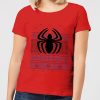 T-Shirt de Noël Femme Marvel Avengers Spider-Man - Rouge - S - Rouge chez Zavvi FR image 5059478416481