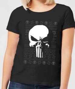 T-Shirt de Noël Femme Marvel Punisher - Noir - L - Noir chez Zavvi FR image 5059478417204