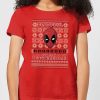 T-Shirt de Noël Femme Marvel Deadpool - Rouge - S - Rouge chez Zavvi FR image 5059478417280