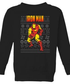 Pull de Noël Homme Marvel Avengers Classic Iron Man - Noir - 9-10 ans - Noir chez Zavvi FR image 5059478422727