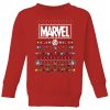 Pull de Noël Homme Marvel Avengers Pixel Art - Rouge - 3-4 ans - Rouge chez Zavvi FR image 5059478423045