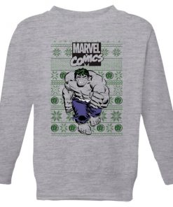 Pull de Noël Homme Marvel Avengers Hulk - Gris - 9-10 ans - Gris chez Zavvi FR image 5059478423427