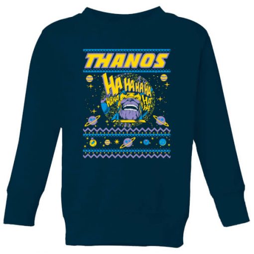 Pull de Noël Homme Thanos - Bleu Marine - 11-12 ans - Navy chez Zavvi FR image 5059478423687