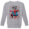 Pull de Noël Homme Marvel Avengers Spider-Man Classique - Man Kids Christmas - 7-8 ans - Gris chez Zavvi FR image 5059478423762
