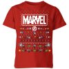 T-Shirt de Noël Homme Marvel Avengers Pixel Art - Rouge - 11-12 ans - Rouge chez Zavvi FR image 5059478424936
