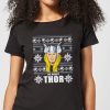 Marvel Thor Face Women's Christmas T-Shirt - Black - XXL - Noir chez Zavvi FR image 5059478610858