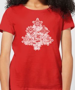 Marvel Shields Snowflakes Women's Christmas T-Shirt - Red - XXL - Rouge chez Zavvi FR image 5059478612500