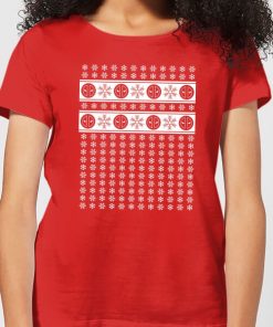 Marvel Deadpool Snowflakes Women's Christmas T-Shirt - Red - XXL - Rouge chez Zavvi FR image 5059478612685