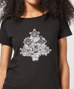 Marvel Shields Snowflakes Women's Christmas T-Shirt - Black - XXL - Noir chez Zavvi FR image 5059478614993